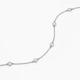 Five-Station Diamond Bezel Bracelet