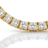Princess-cut Diamond Tennis Necklace