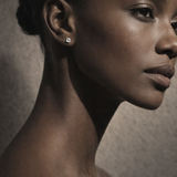 Princess-cut Diamond Studs