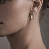 Inside Out Diamond Hoop Earrings