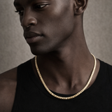 Hollow Round Box Chain Necklace