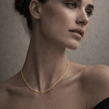 Diamond Cut Cable Chain Necklace in 14k Gold