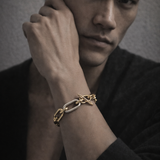 Two-Tone Link Toggle Bracelet