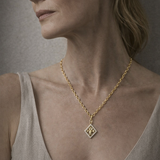 The Woman Pendant in 14k Gold and Diamonds