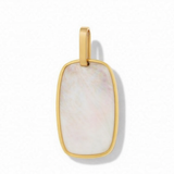 Mother of Pearl Pendant in 14k Yellow Gold