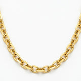 Diamond Cut Cable Chain Necklace in 14k Gold