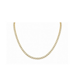 Round-cut Diamond Tennis Necklace