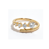Diamond Open Band Ring in 14k Gold