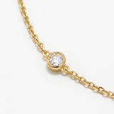 Multi Station Diamond Necklace in 14k or 18k Gold