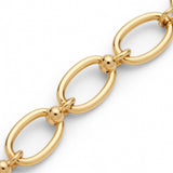 Axis Link Bracelet in 14k Yellow Gold