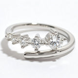 Diamond Open Band Ring in 14k Gold