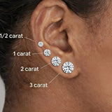 Round-cut Diamond Studs