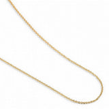 Diamond Cut Cable Chain Necklace in 14k Gold