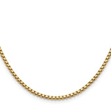 Hollow Round Box Chain Necklace